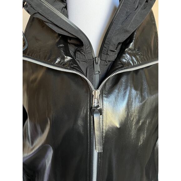 Bottega Veneta Women's Coat in Shiny Leather Black 633444 Small NWT $7500 - Picture 8 of 16
